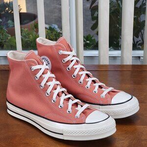 Converse Men's Chuck 70 Hi Canvas A03276C Brushed Brass/Egret/Black Size 9